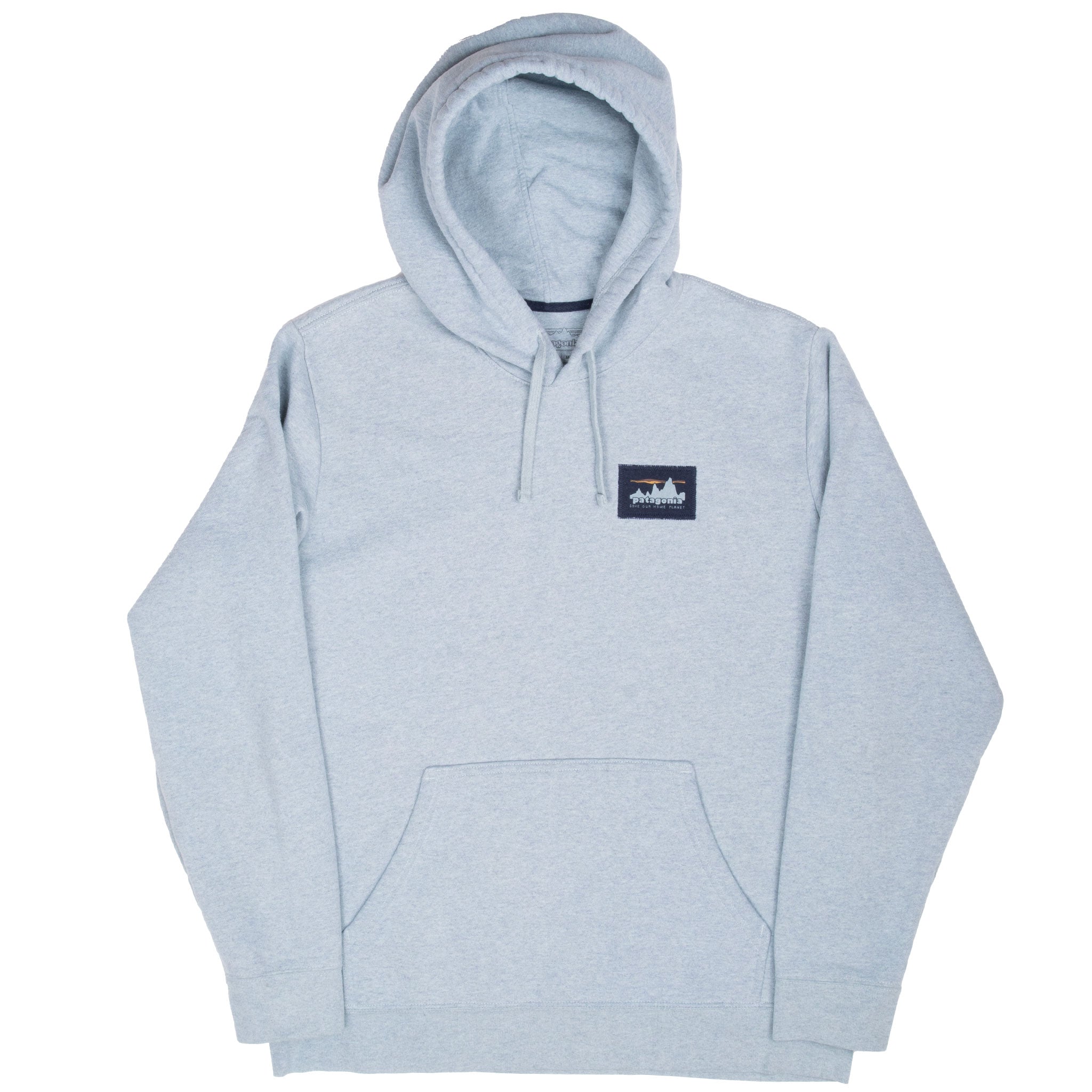 Patagonia Save Our Home Planet Grey Hoodie Sweatshirt Size Large