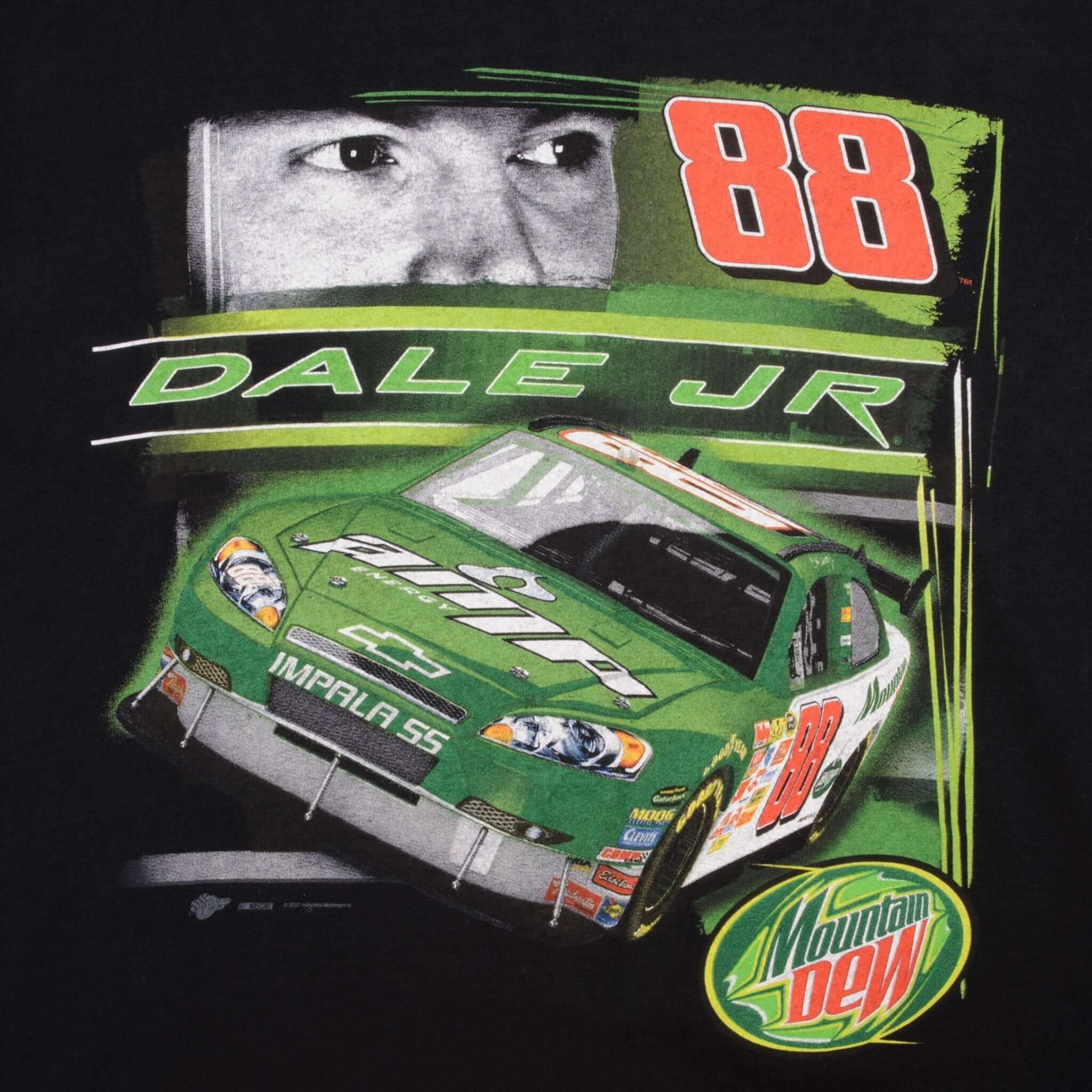 Vintage Nascar Dale Earnhardt Jr Tee Shirt 1999 Size Medium Deadstock With Tags