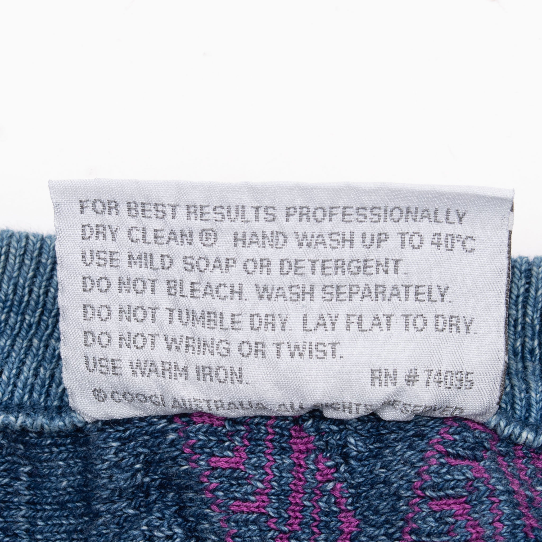 Vintage Coogi Blues Knit Sweatshirt Size XL 1990S Made In Australia