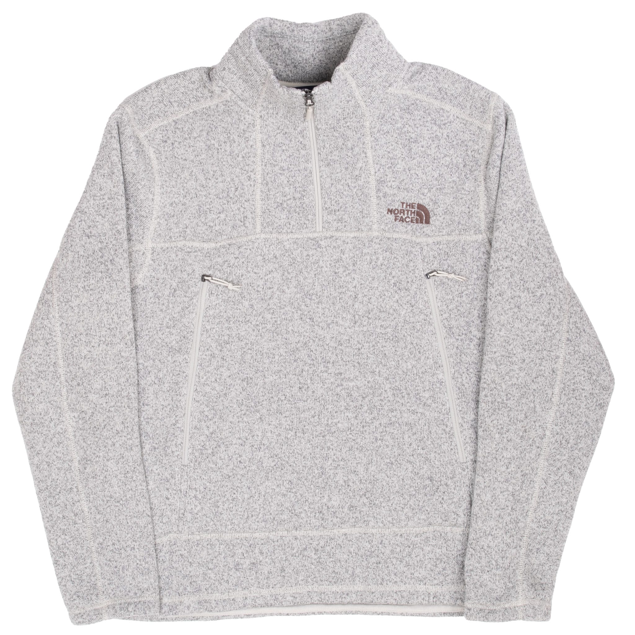 The North Face Grey Gordon Lyons Alpine ¼ Quarter Zip Jacket Size Large