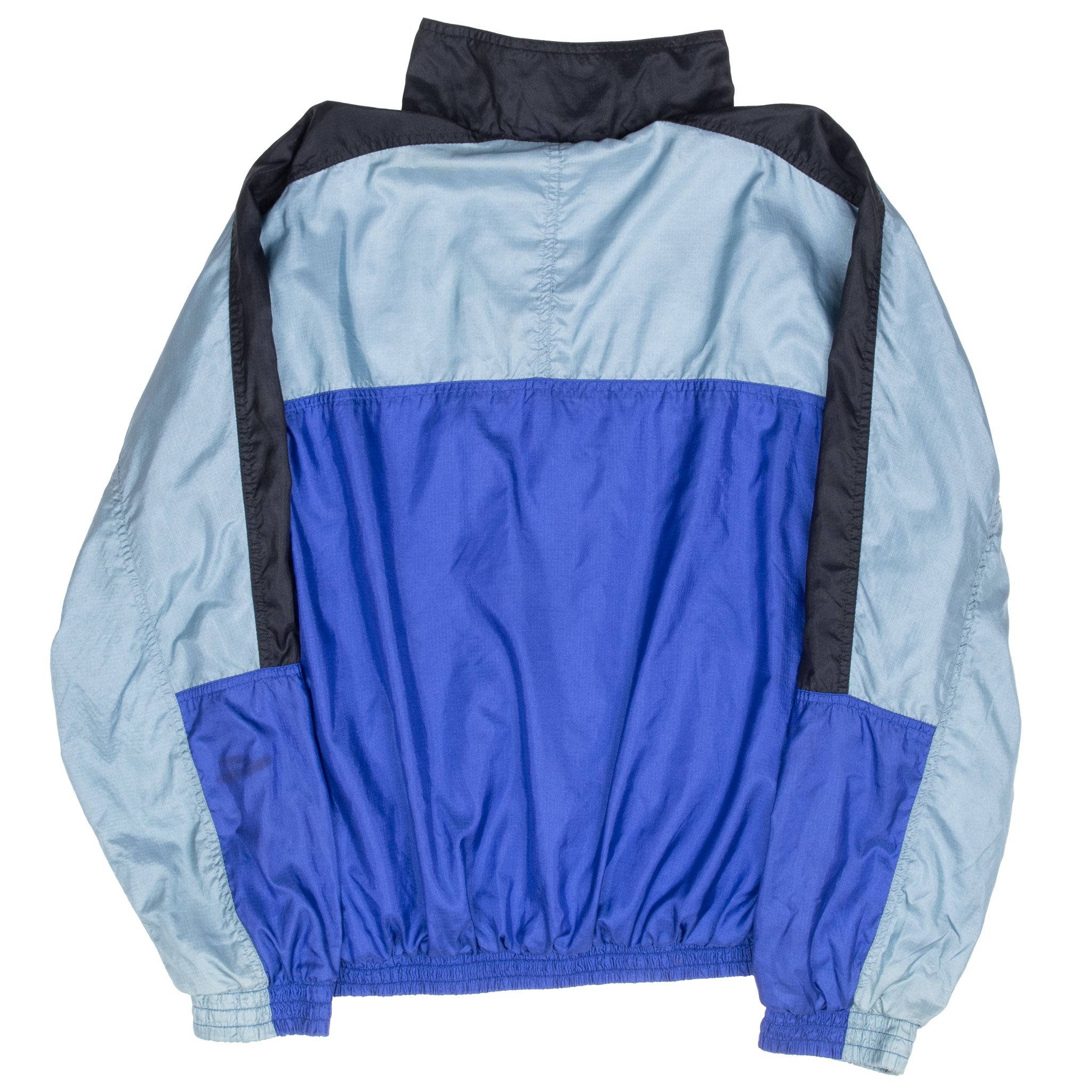 Vintage Nike Classic Swoosh Blue Purple Windbreaker Jacket Late 1980S Size Medium