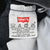 Levi's care label stating 100% cotton and Made in USA