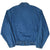 Back of blue Polo Ralph Lauren denim Harrington jacket with plain panel and elasticated hem and cuffs
