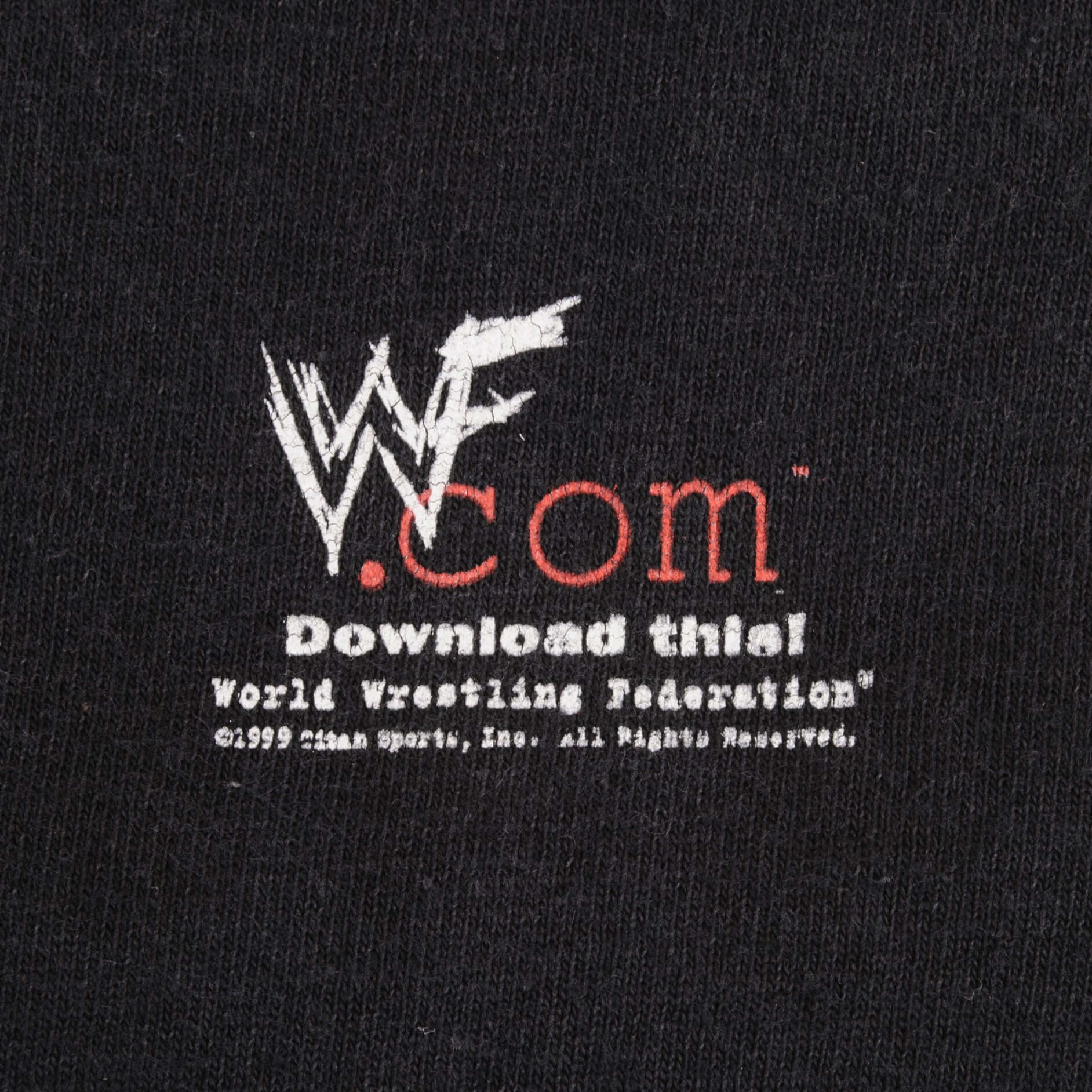 Vintage WWF World Wrestling Federation Road Dogg Jesse James I Do It Hardcore Tee Shirt 1999 Size XL