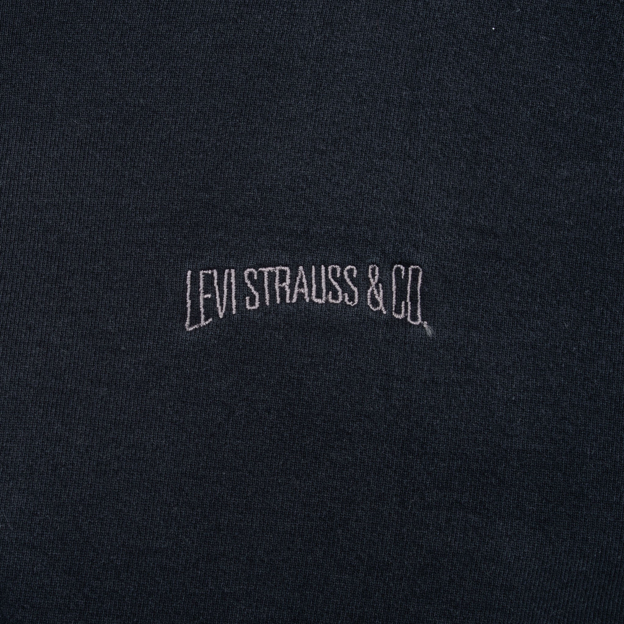 Vintage Levis Black Sweatshirt Size Large 1990S Made In Usa