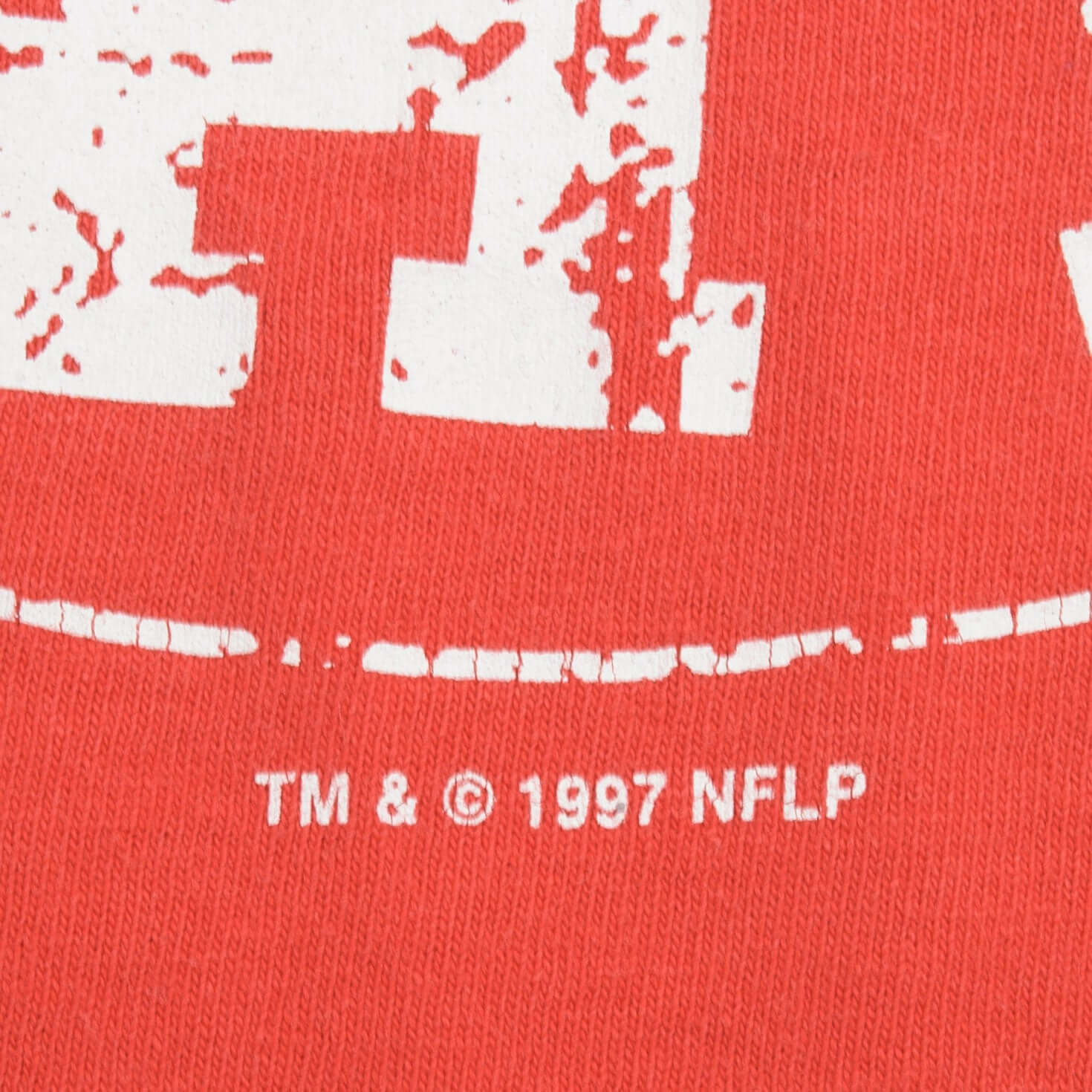 Vintage NFL Kansas City Chiefs 1997 Tee Shirt Size Large Made In USA