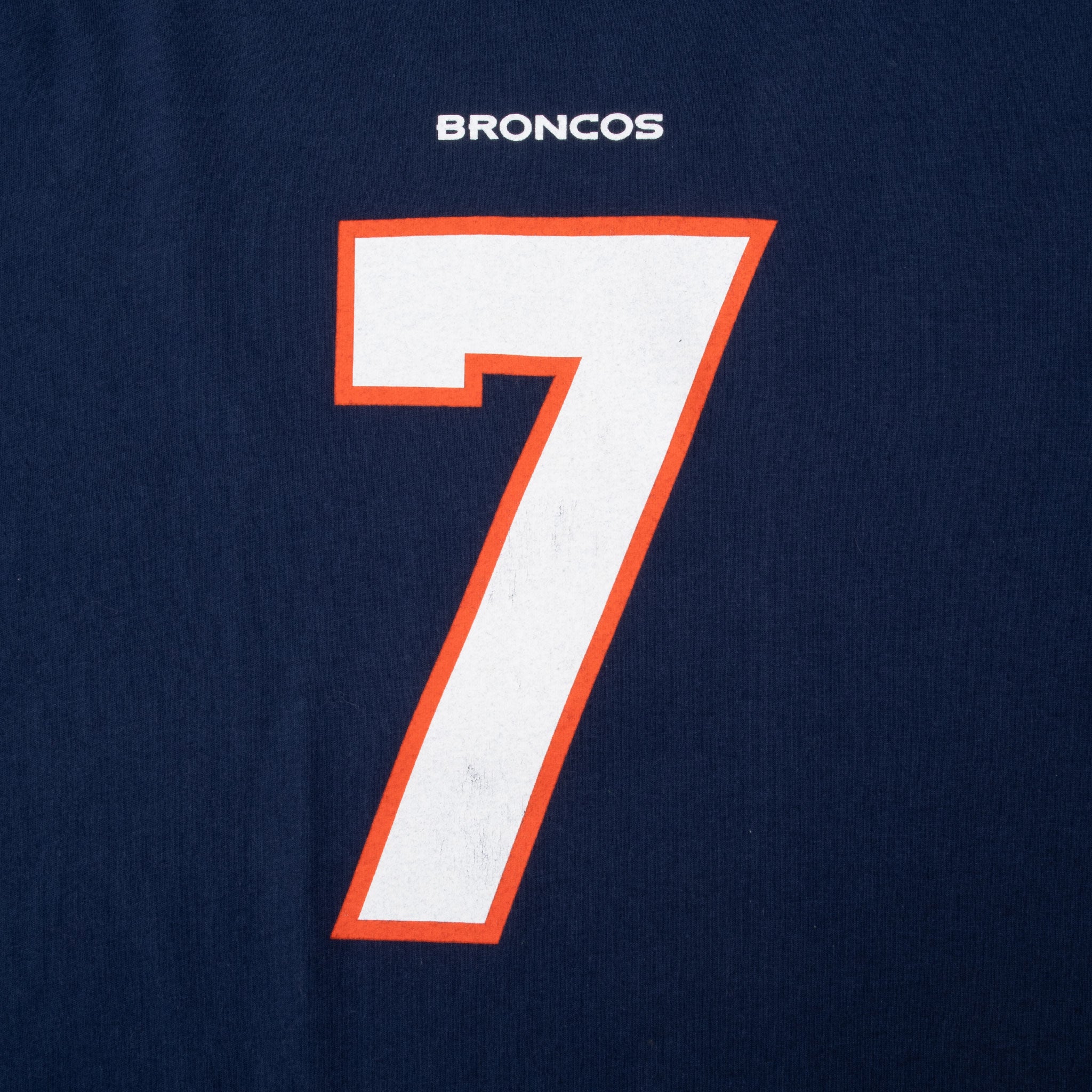 Vintage Nike Nfl Denver Broncos Elway #7 Tee Shirt 1990S Size 2XL Made In Usa