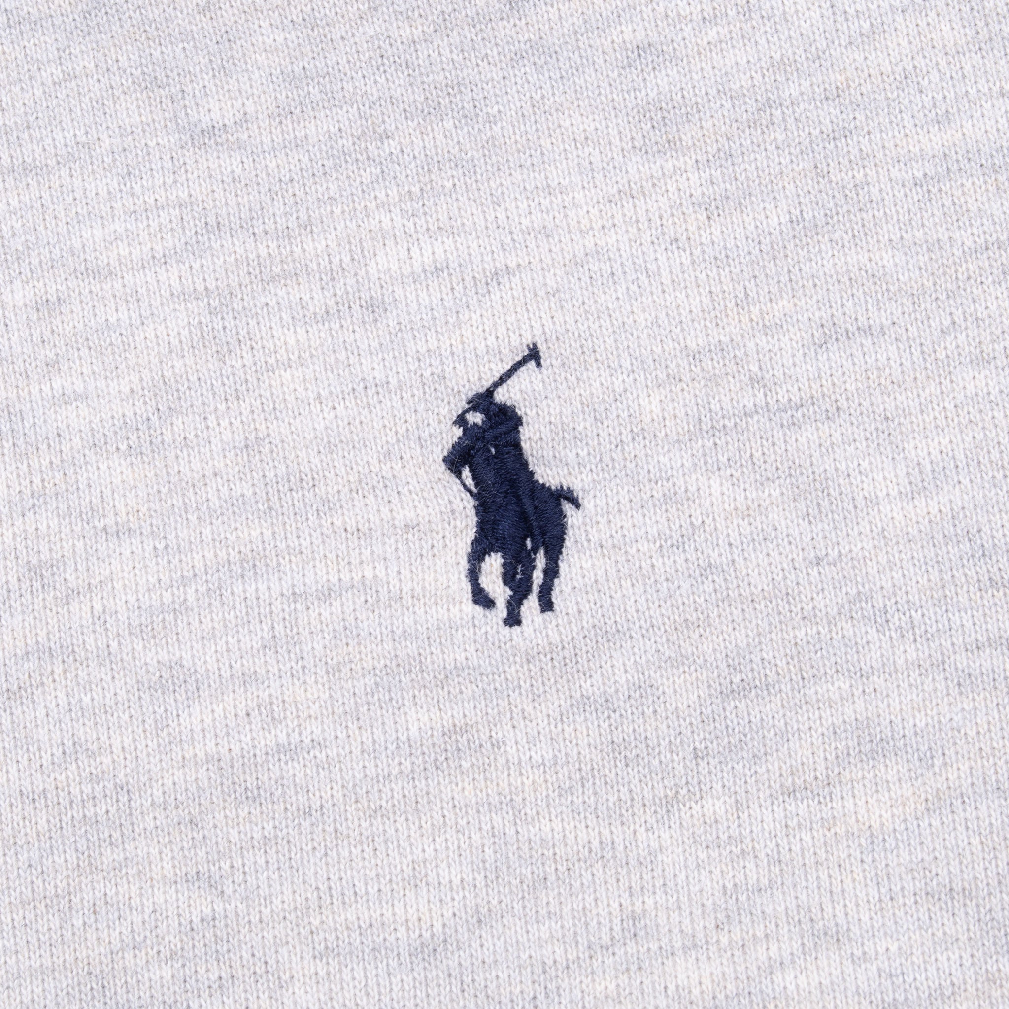 Vintage Ralph Lauren Full Zip Classic Grey Hoodie Sweatshirt 1990S Size Medium