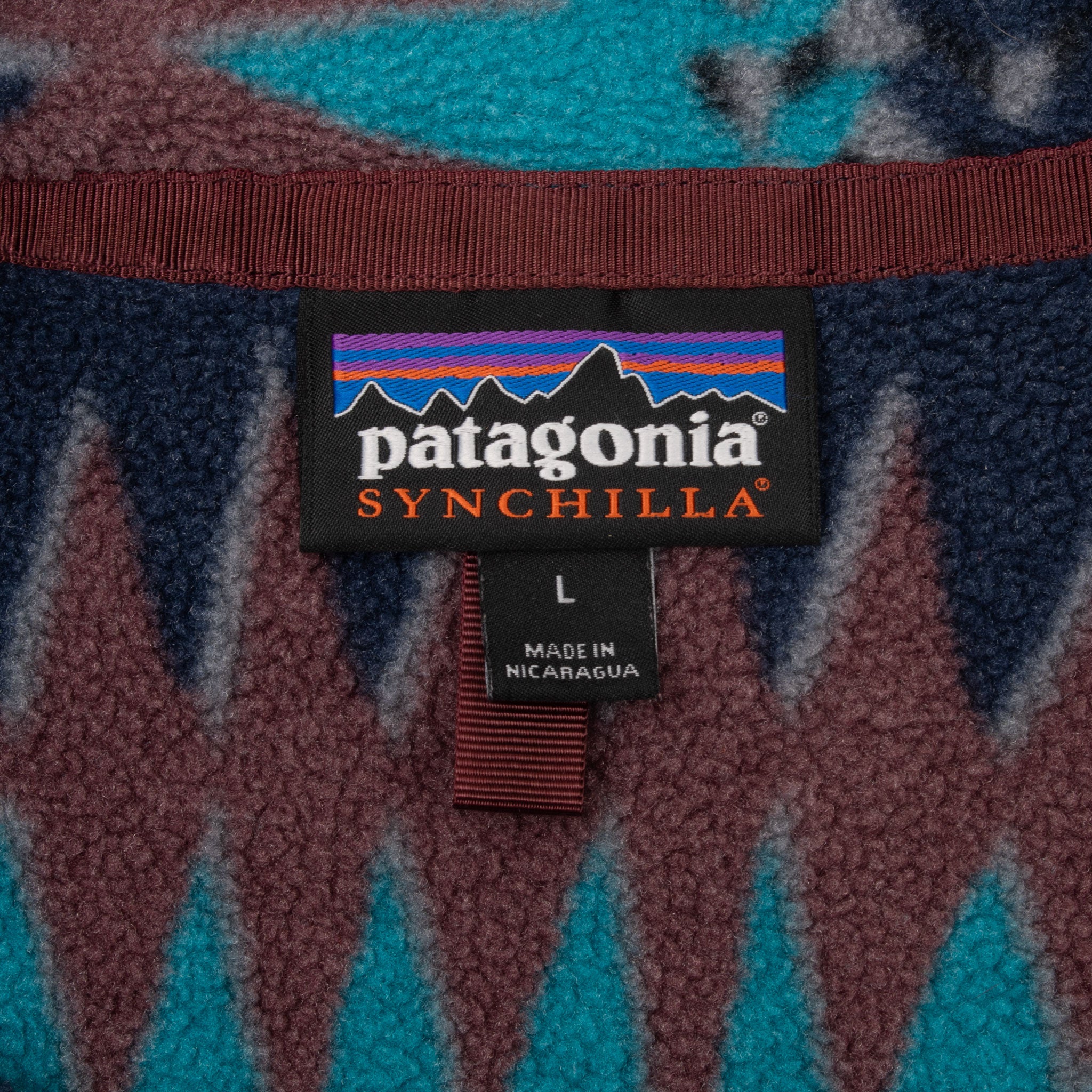 Vintage Patagonia Snap T Synchilla Aztek Woman Fleece Jacket Size Large

STY25455