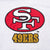 Vintage Nfl San Francisco 49Ers 1990S Grey Hoodie Sweatshirt Size Large Made In Usa