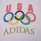 Vintage Adidas 1988 Olympic Games Seoul Korea Team Usa Tee Shirt Size Small Made In Usa