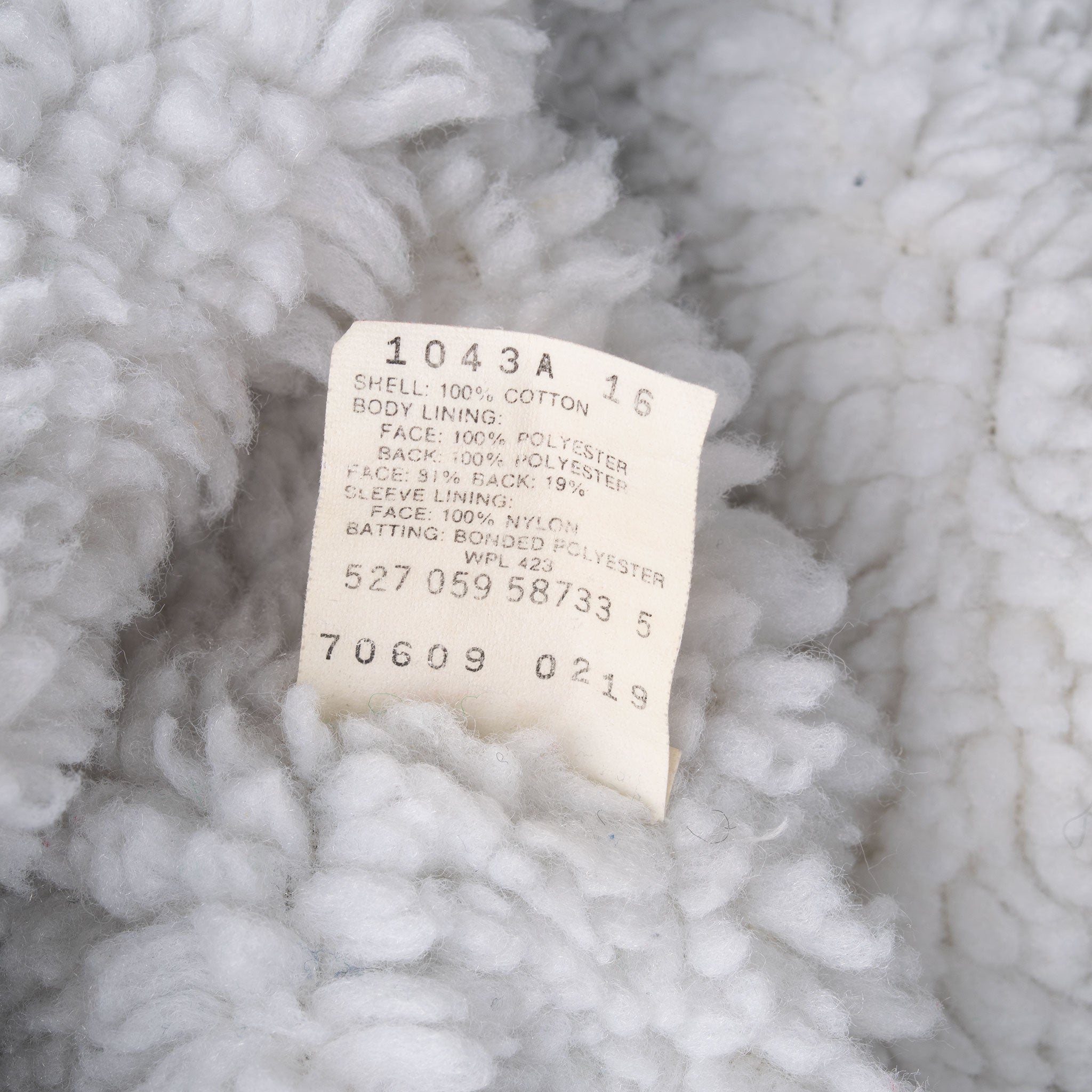 Vintage Levis Sherpa Trucker Blue Denim Jacket 1980S Size XL Made In Usa