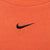 Vintage Nike Center Swoosh Orange Long Sleeve Tee Shirt 1990S Size XL