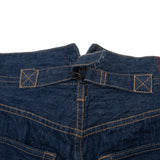 Vintage Dr Collectors Red Line Buckle Back Blue Jeans Size Small 33X27 Made In Usa