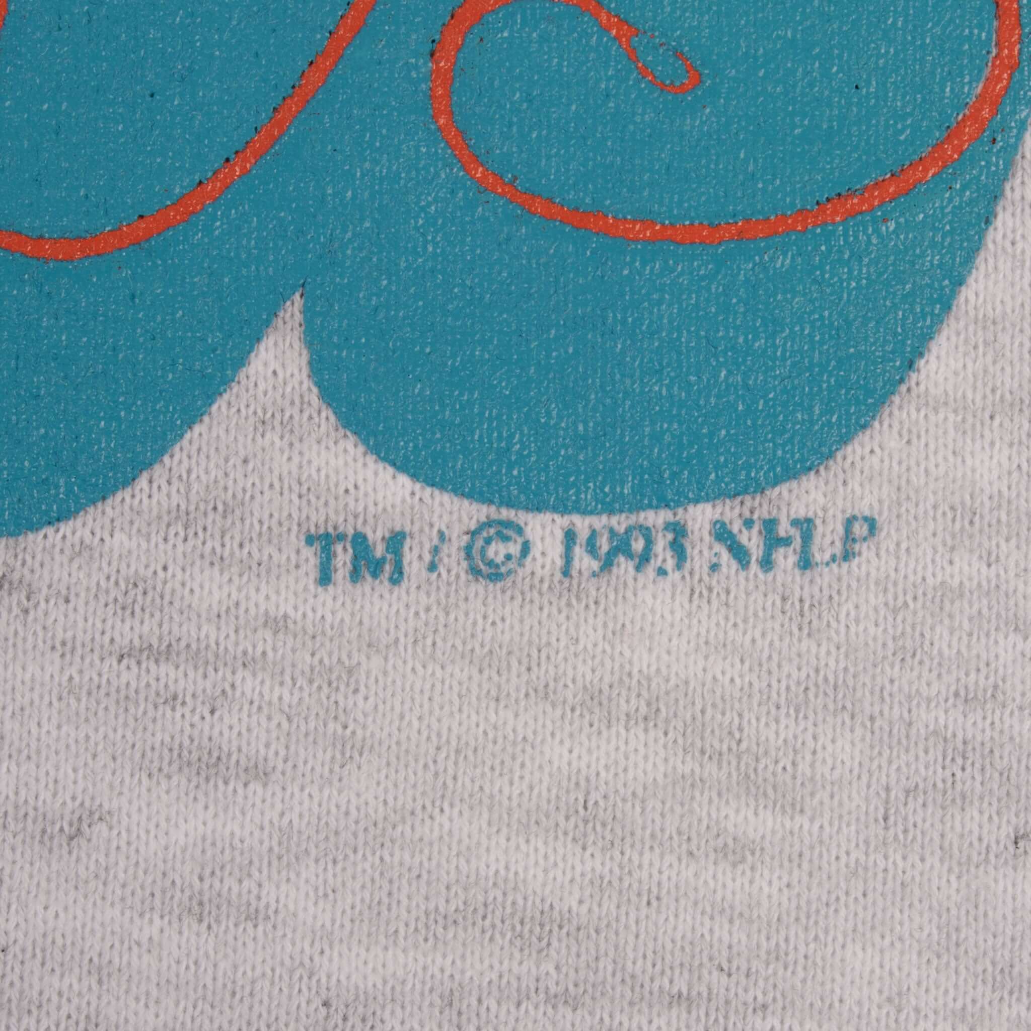 Vintage Nfl Miami Dolphins 1993 Russell Hoodie Sweatshirt Size XL Made In USA