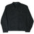 Front view of black Polo Ralph Lauren Harrington jacket with zip closure and angled pockets