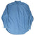 Back of blue Ralph Lauren Blake denim shirt with long sleeves and curved hem