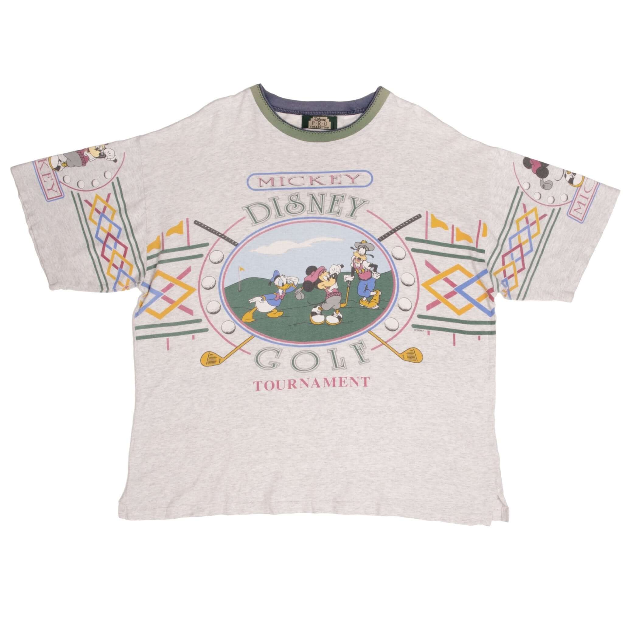 Vintage Mickey Mouse Golf Tournament 1990S Tee Shirt Size 3XL