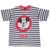 Vintage Disney Mickey Mouse Club 1955 Stripped Tee Shirt 1990S Size Large