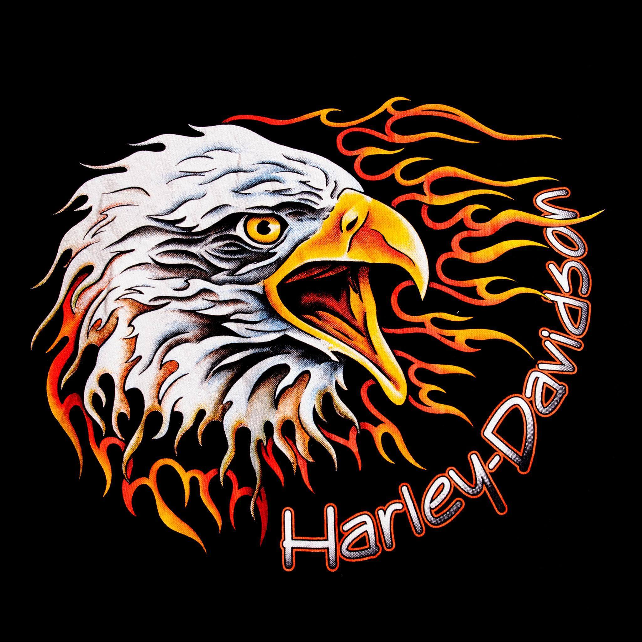 Vintage Black Harley Davidson San Diego, California 1998  T Shirt Size XLarge Made In USA. Like New