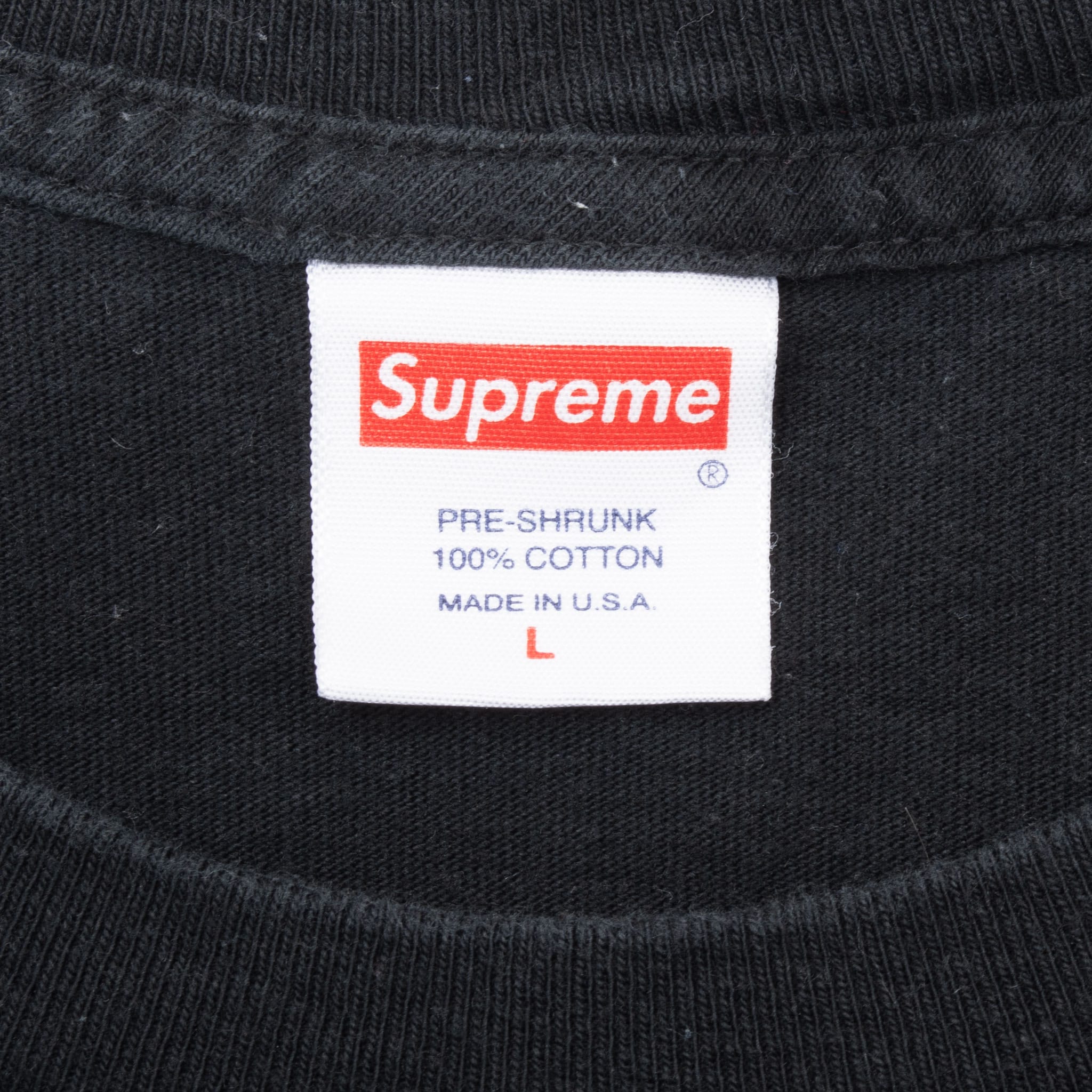 Supreme Finest Since 1994 Black Tee Shirt Size Large Made In Usa