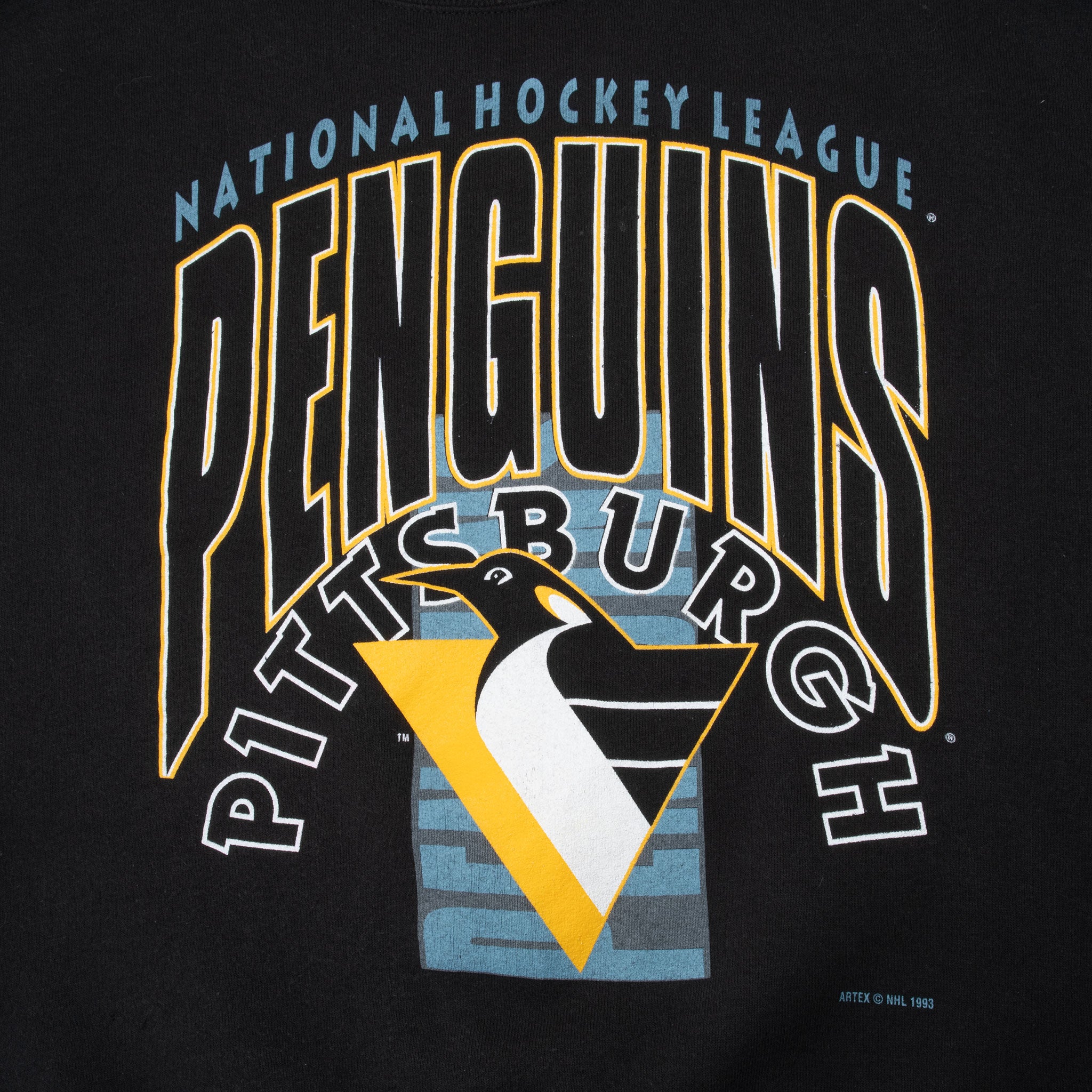 Vintage Nhl Pittsburgh Penguins 1993 Sweatshirt Size XL Made In Usa
