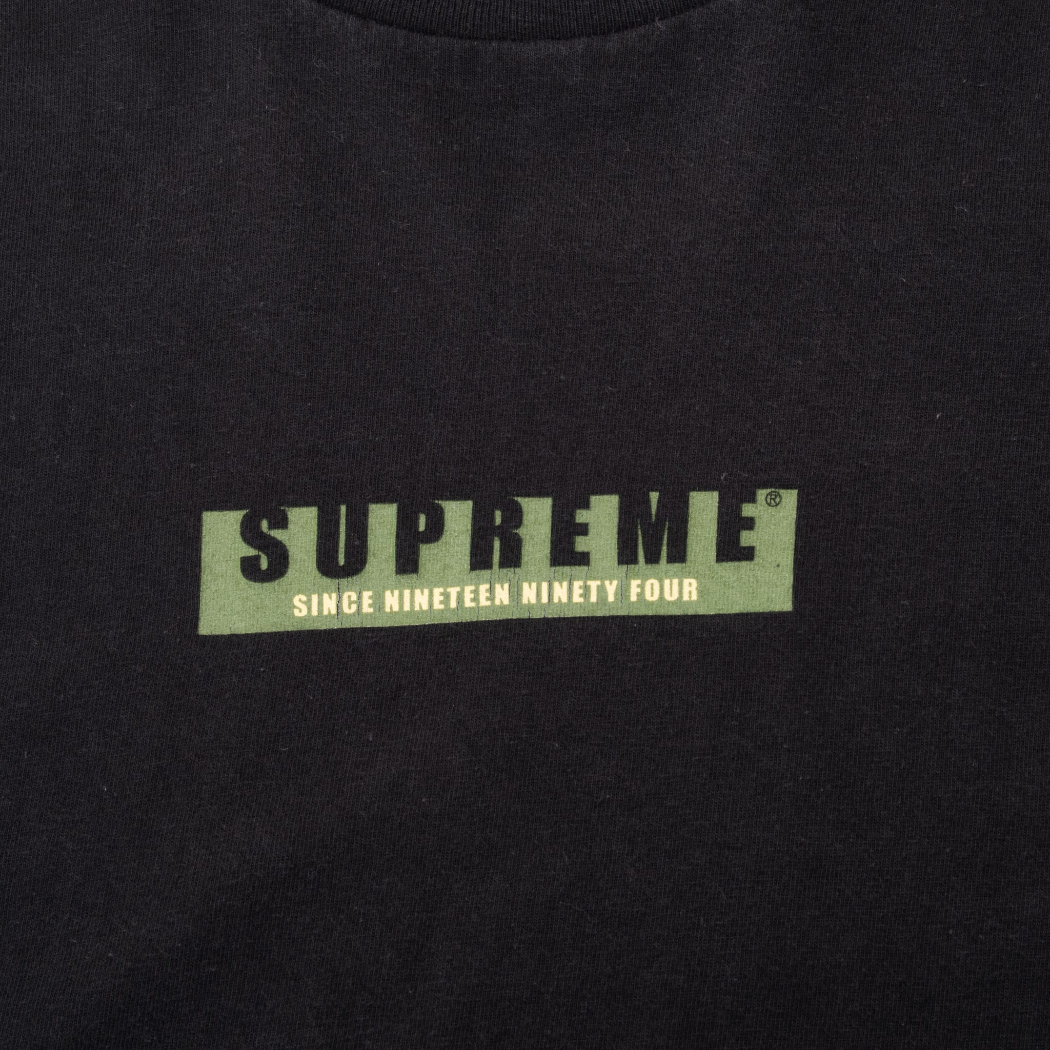Supreme Finest Since 1994 Black Tee Shirt Size Large Made In Usa