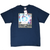 Full front view of navy Nike T-shirt with Larry Bird USA Basketball Dream Team print and hangtags