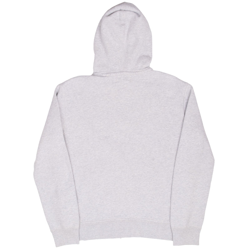 Vintage Ralph Lauren Full Zip Classic Grey Hoodie Sweatshirt 1990S Size Medium