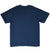 Back of plain navy Nike short-sleeve T-shirt