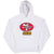 Vintage Nfl San Francisco 49Ers 1990S Grey Hoodie Sweatshirt Size Large Made In Usa