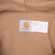 Vintage Carhartt Sandstone Hooded Active Jacket Jr106 Size 3XL Made In Usa