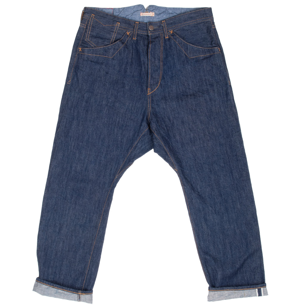 Vintage Dr Collectors Red Line Buckle Back Blue Jeans Size Small 33X27 Made In Usa