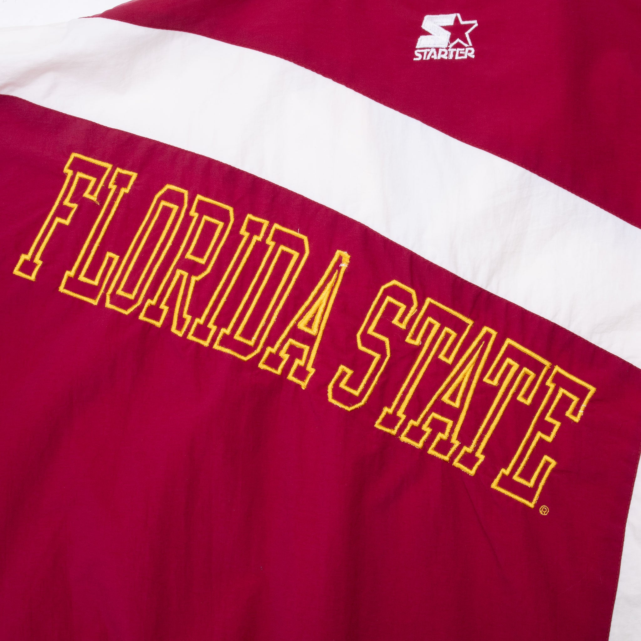 Vintage Ncaa Fsu Florida State Seminoles Starter Windbreaker Jacket 1990S Size XL