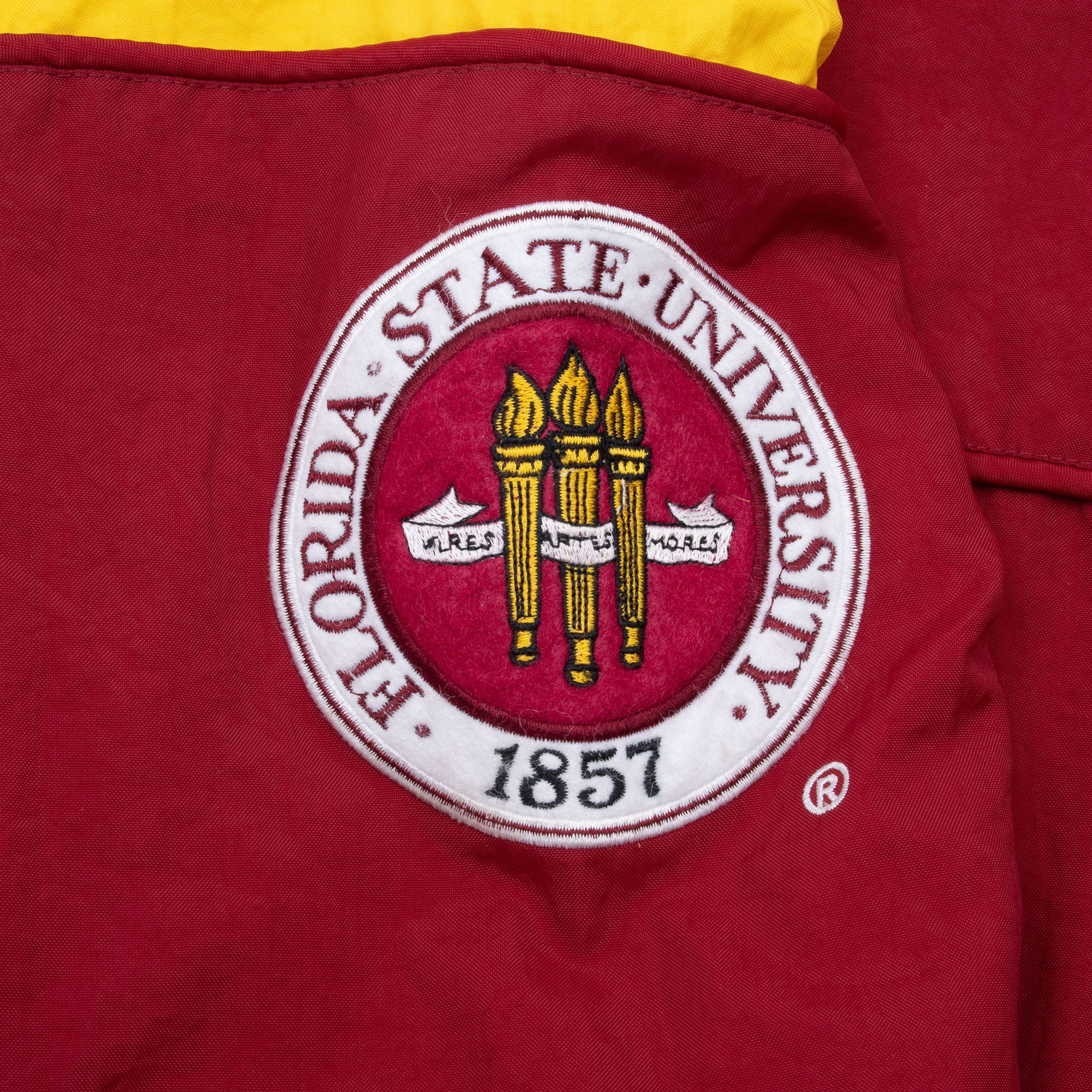 Vintage Ncaa Fsu Florida State Seminoles Windbreaker Jacket 1990S Size Large
