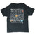 Full back of black Stüssy T-shirt with Heal the Bay ocean wildlife graphic and Santa Monica text