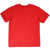 Back of red Supreme Nasty Nas T-shirt with a plain design