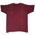 Back of maroon Champion T-shirt with no graphic