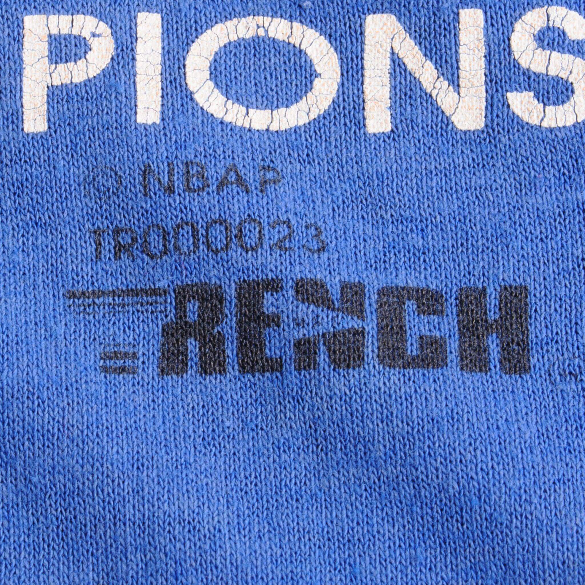 Vintage Blue NBA New York Eastern Conference Champions 1994 Tee Shirt Size XLarge With Single Stitch Sleeves. Made In USA.