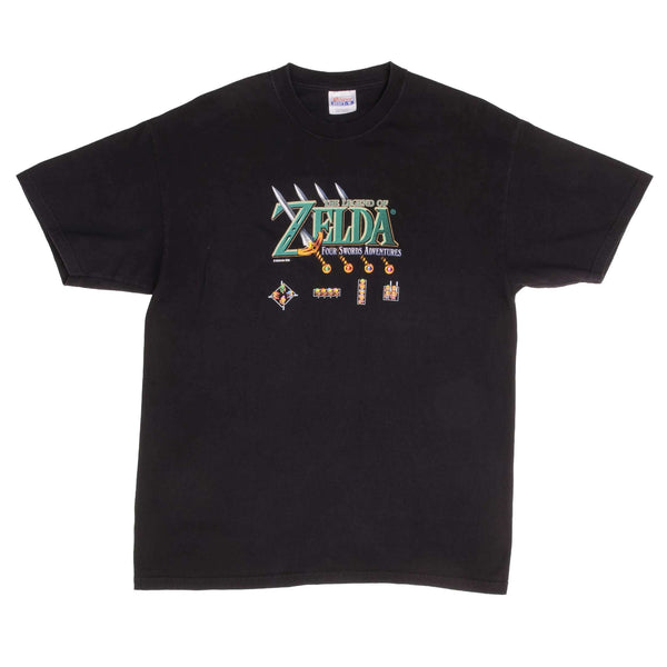 Vintage Nintendo The Legend Of Zelda Four Sword Adventure 2004 Tee Shirt Size Large