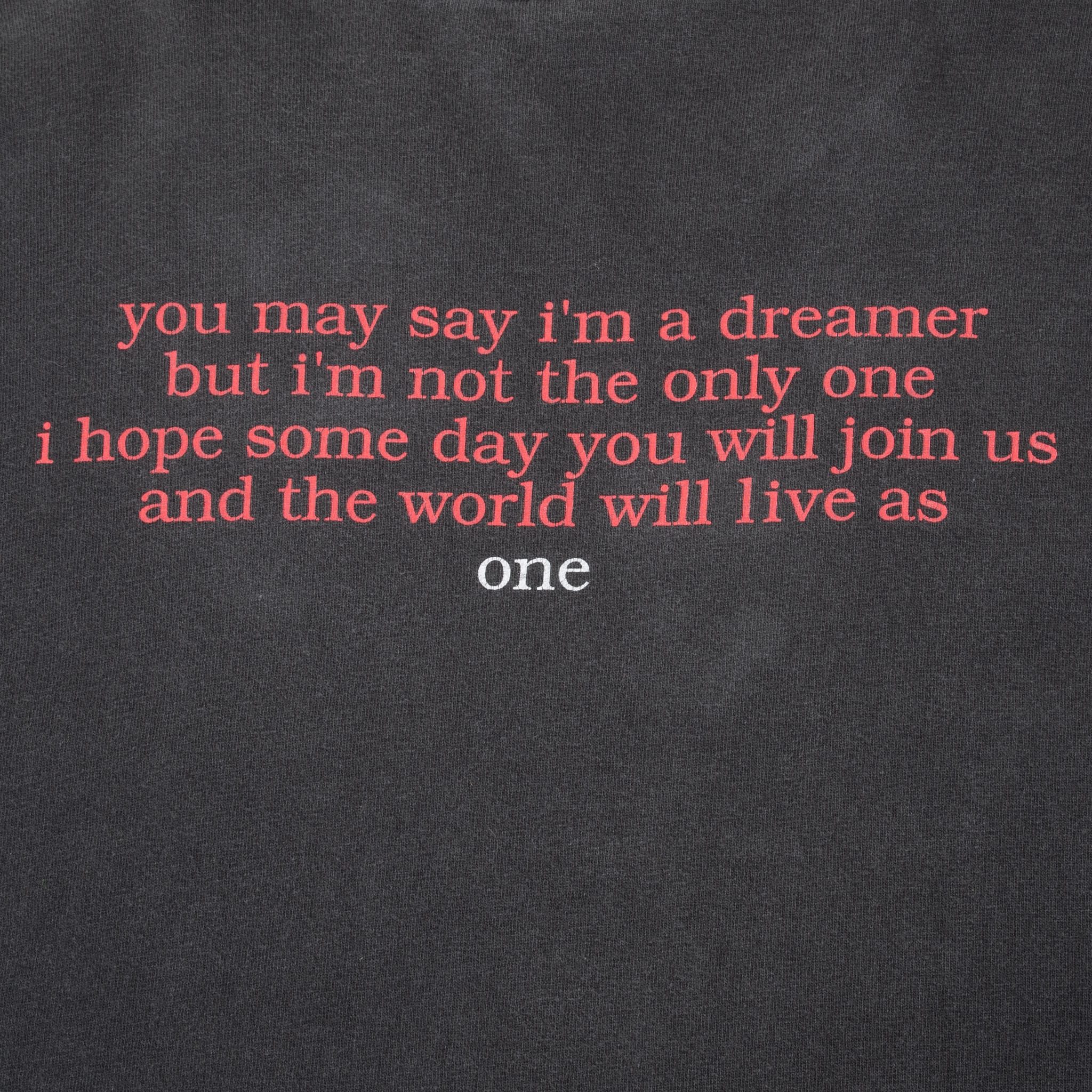 Vintage John Lennon Imagine Tee Shirt 1996 Size XL Made In USA