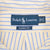 Vintage Polo Ralph Lauren Yellow Blue Striped Shirt 1990S Size 15 X 32/33