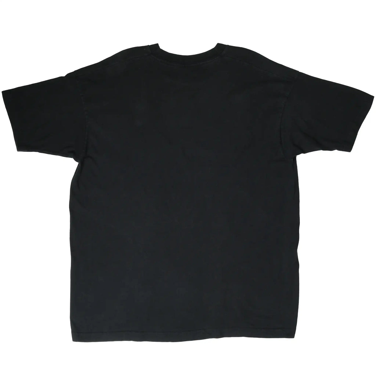 Plain back of black Green Bay Packers short-sleeve T-shirt