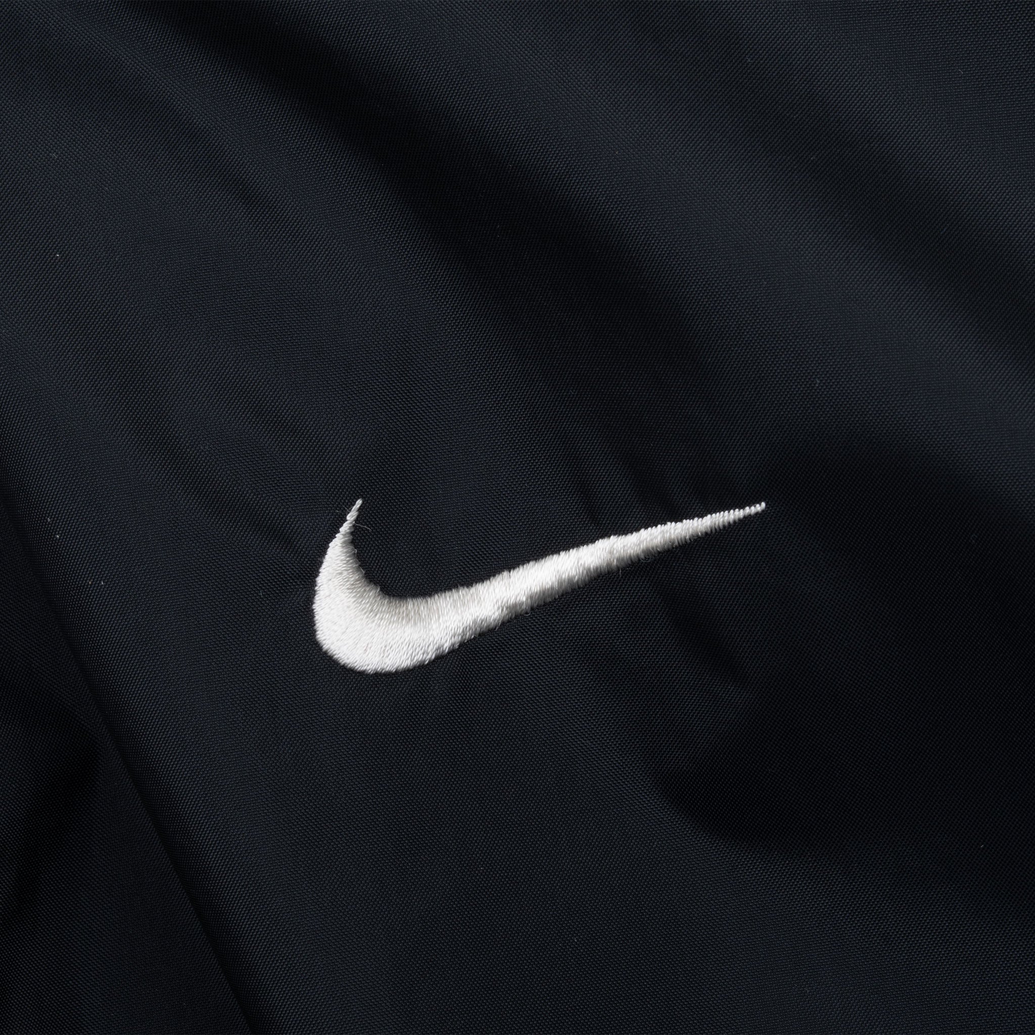 Vintage Nike Blue Black Big Swoosh Windbreaker Jacket 1990S Size Medium