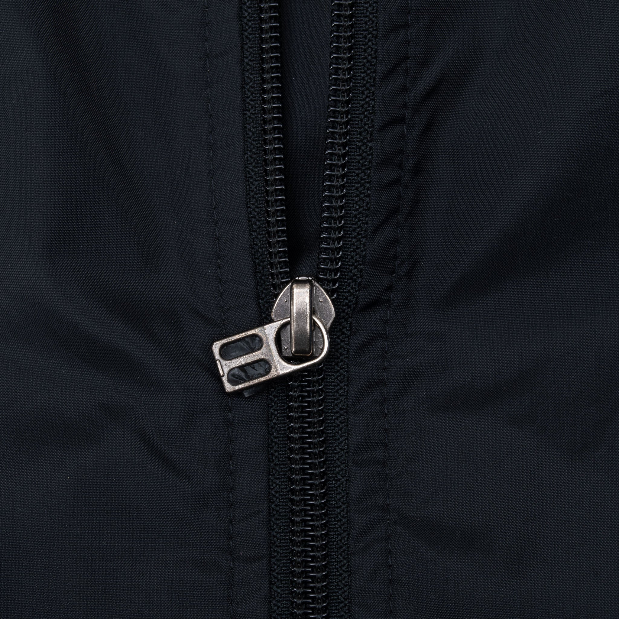 Vintage Nike Blue Black Big Swoosh Windbreaker Jacket 1990S Size Medium