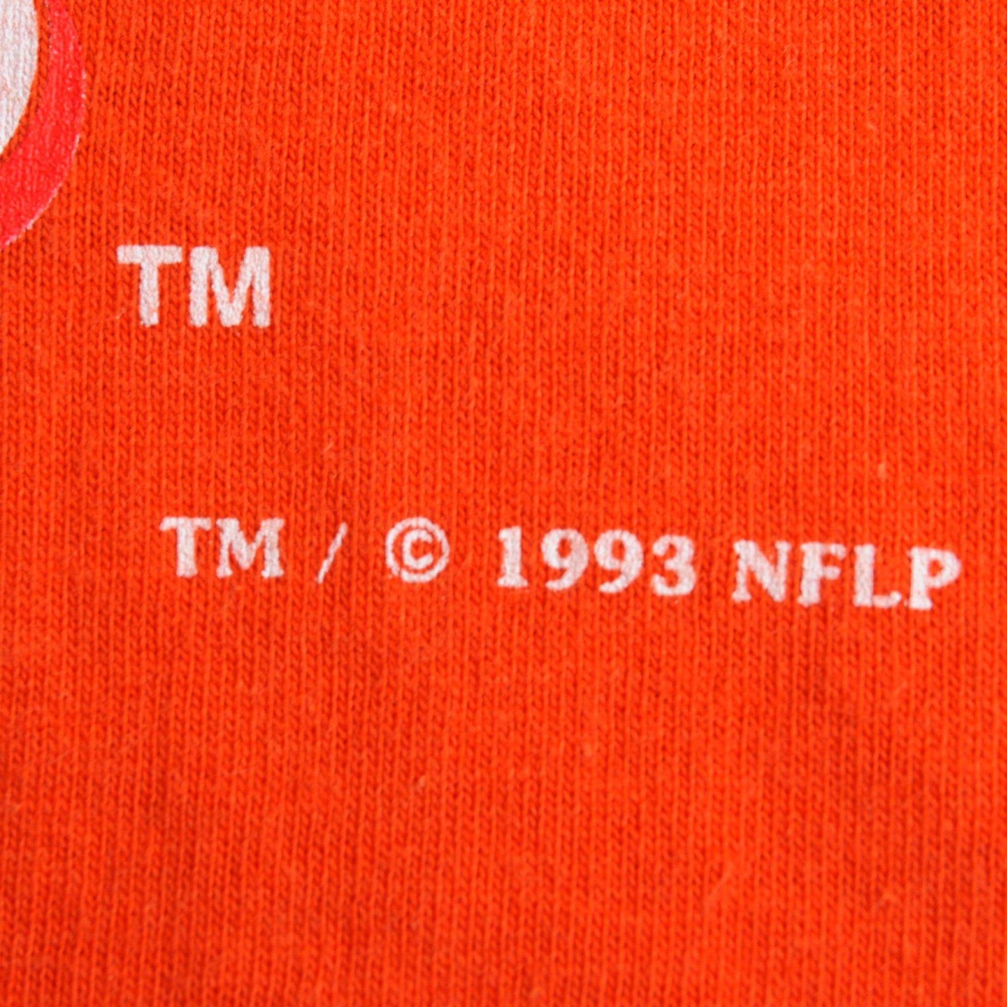 Vintage NFL Tampa Bay Buccaneers National Football League 1993 Tee Shirt Size Large Made In USA.