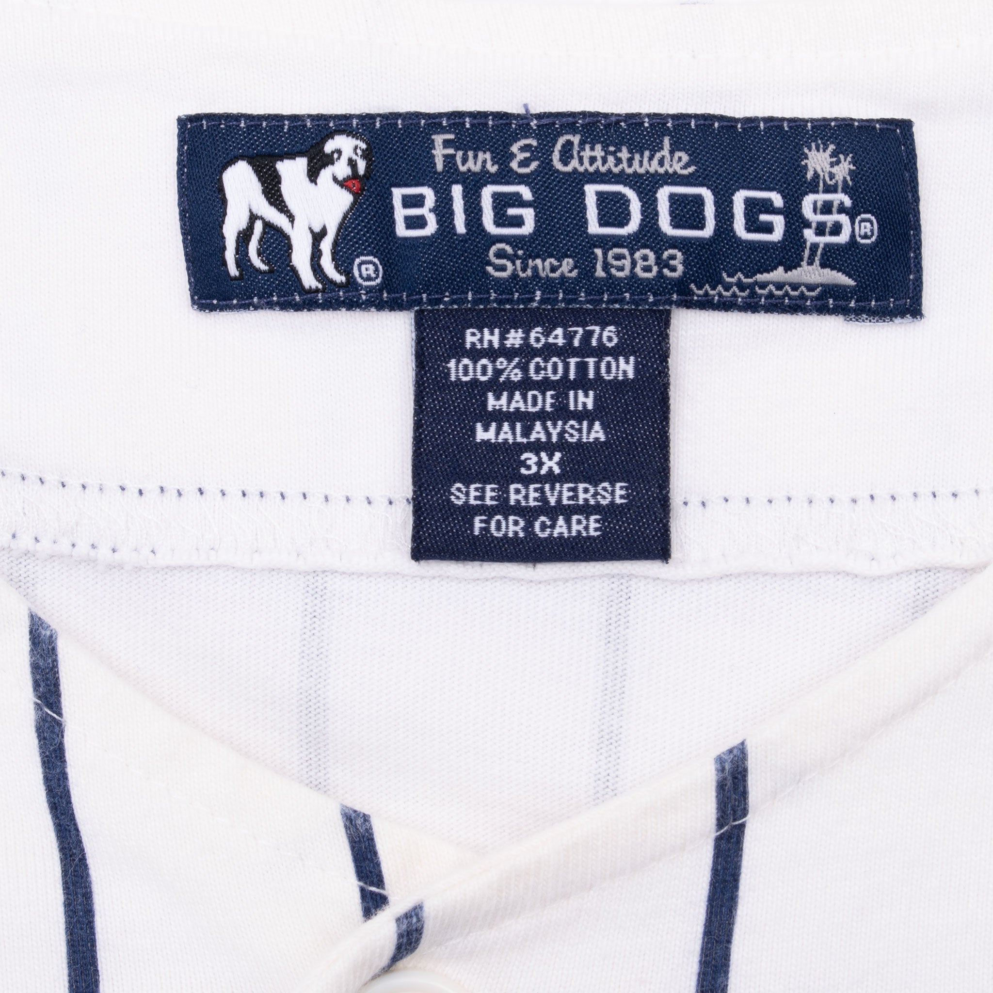 Vintage Big Dogs Baseball 1990S Baseball Jersey Size 3XL