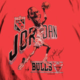 Vintage Michael Jordan Chicago Bulls MVP 1988 Tee Shirt Size Medium Made In USA With Single Stitch Sleeves