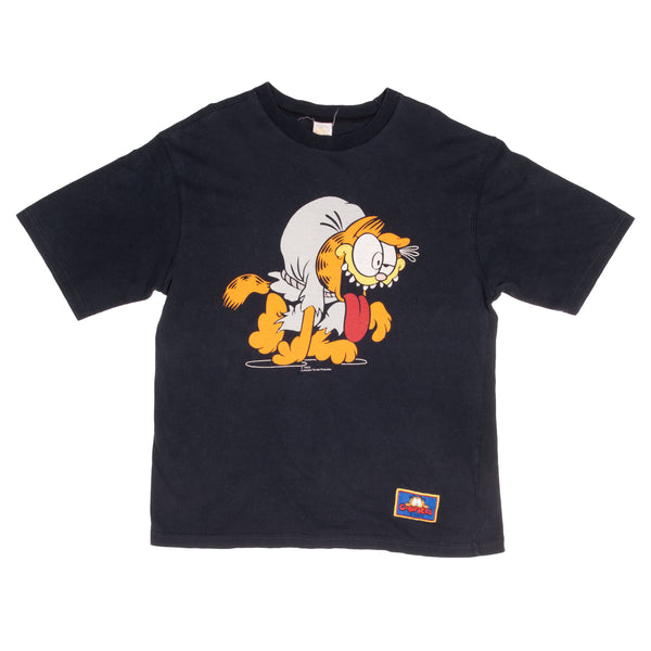Vintage Garfield Zombie Halloween 1990S Tee Shirt Size Large