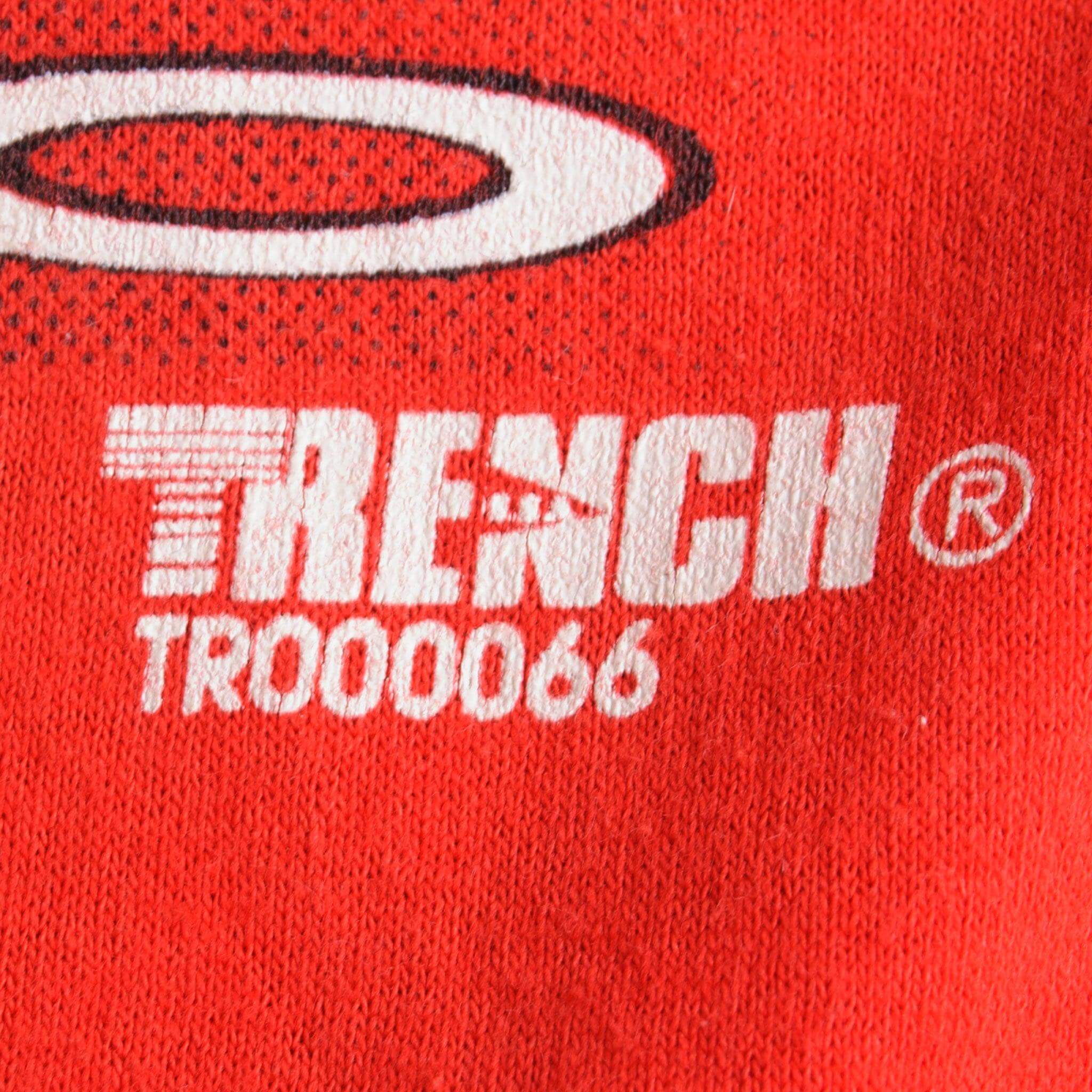 Vintage Red NBA Chicago Bulls 1991 1992 1993 World Champs Tee Shirt Size XLarge. Made In USA